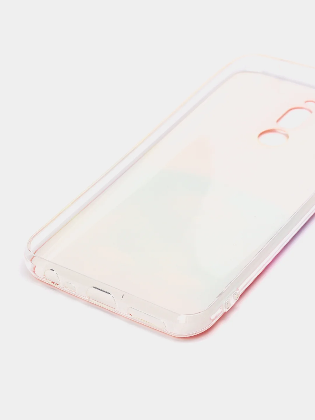 Желтый силиконовый чехол на Xiaomi Redmi 8 / Сяоми Редми 8 прозрачный, с рисунком, защита камеры
