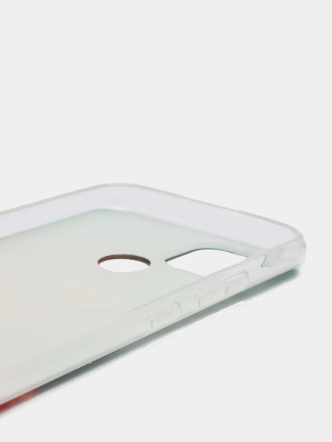 Конфетный силиконовый чехол на Oppo Realme C21/Реалми С21 прозрачный, с рисунком, защита камеры