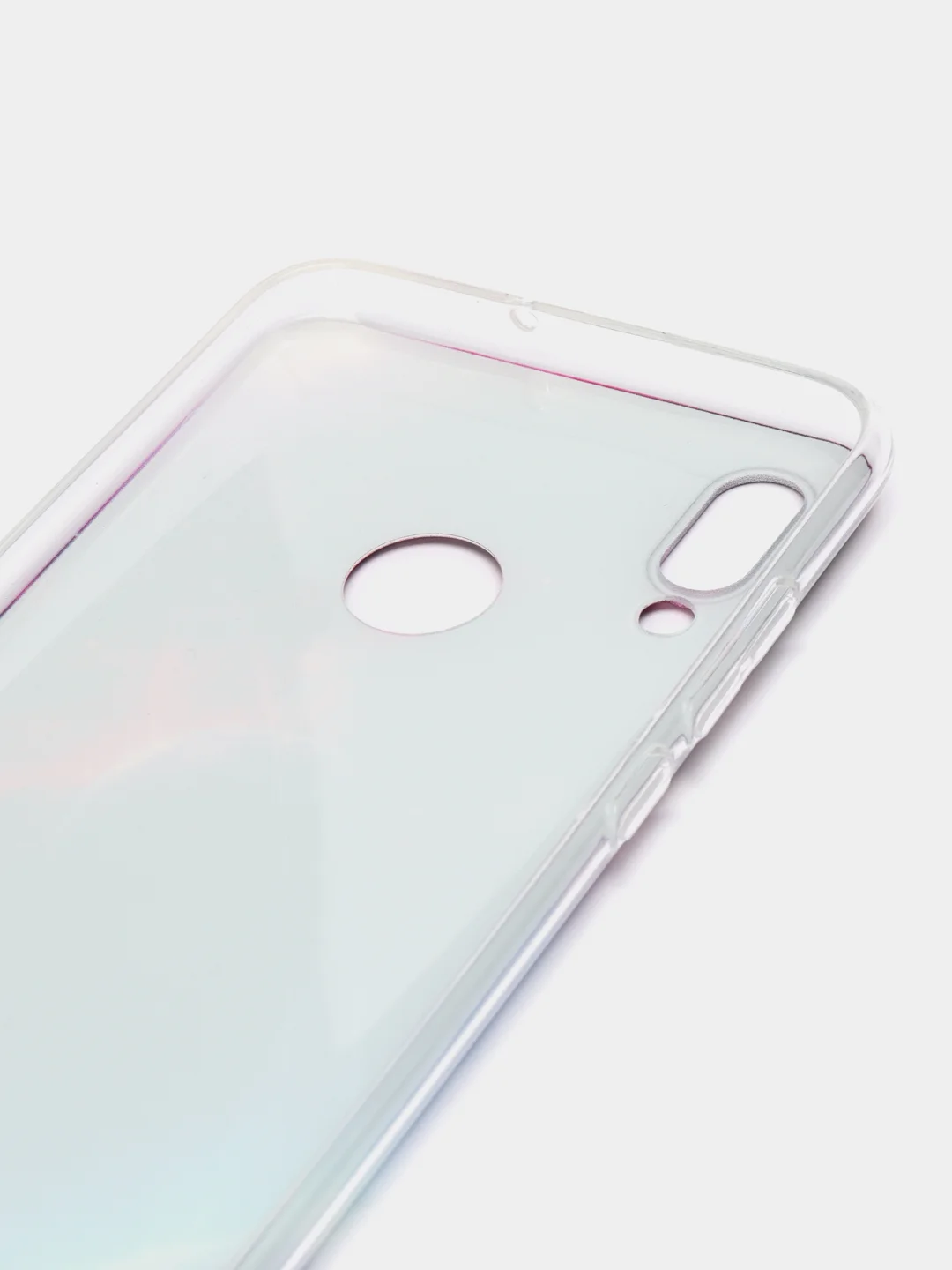 Аметистовый чехол на Honor 10 Lite/Huawei P Smart 2019 / Хонор 10 Лайт прозрачный, с рисунком