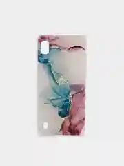 Ледяной силиконовый чехол на Samsung Galaxy A10 / Самсунг А10 прозрачный с рисунком, защита камеры