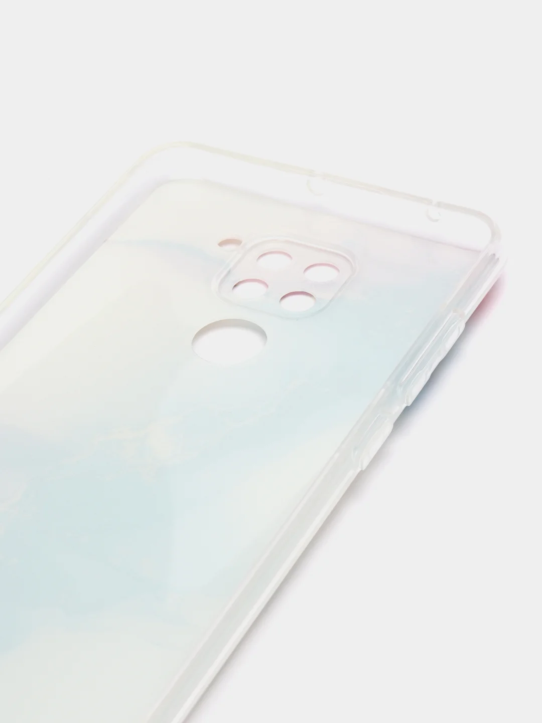 Ледяной силиконовый чехол на Xiaomi Redmi 10X/Redmi Note 9 / Сяоми Редми Нот 9/10X прозрачный