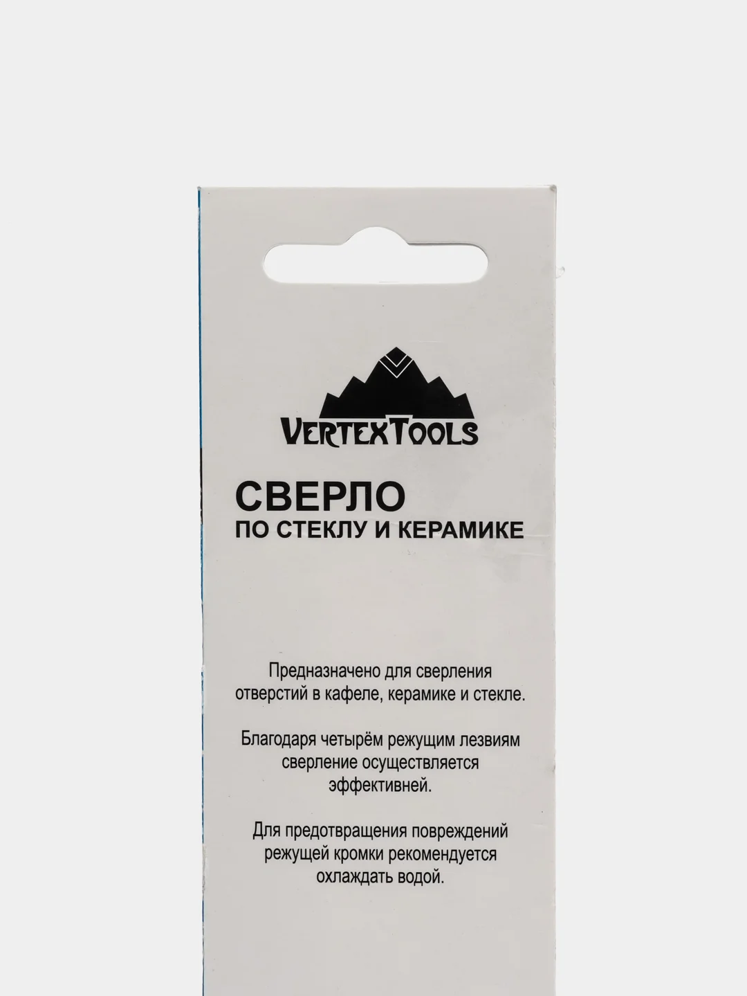Сверло по кафелю и стеклу, квадро, 3/4/5/6/8/10/12 мм, шестигранный хвостовик