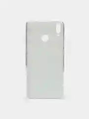 Бирюзовый силиконовый чехол на Honor 8X / Хонор 8Х прозрачный, с рисунком, защита камеры