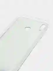 Бирюзовый силиконовый чехол на Honor 8X / Хонор 8Х прозрачный, с рисунком, защита камеры