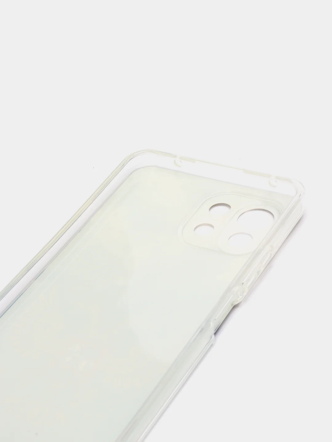 Синий силиконовый чехол на Xiaomi Mi 11 Lite/5G NE / Сяоми Ми 11 Лайт прозрачный, с рисунком