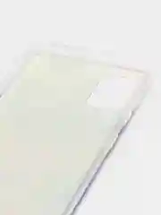 Синий силиконовый чехол на Samsung Galaxy A51 / Самсунг А51 прозрачный с рисунком, защита камеры