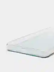 Светло-синий чехол на Samsung Galaxy A12/M12 / Самсунг А12/М12 прозрачный, с рисунком, защита камеры
