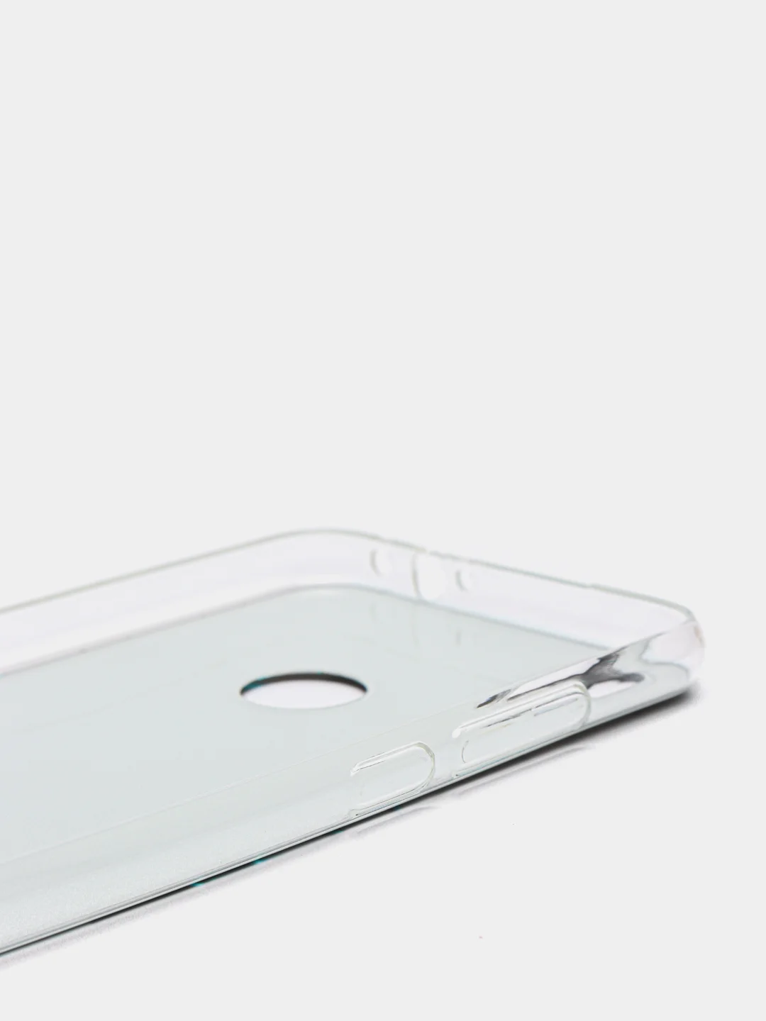 Бирюзовый силиконовый чехол на Xiaomi Redmi Note 7 / Сяоми Редми Нот 7 прозрачный, с рисунком