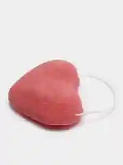 Красный beauty4life Спонж для умывания конняку в форме сердца