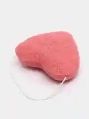 Красный beauty4life Спонж для умывания конняку в форме сердца