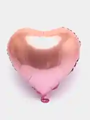 Розовый шар фольгированный 18" "Сердце", градиент
