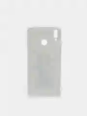 Серый силиконовый чехол на Honor 8X / Хонор 8Х прозрачный, с рисунком, защита камеры