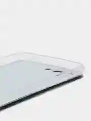 Бирюзовый силиконовый чехол на Honor 10 / Хонор 10 прозрачный, с рисунком, защита камеры