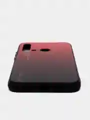 Красный чехол градиент на Huawei P20 lite 2019 / Nova 5i с закаленным стеклом, 7 цветов, mobios