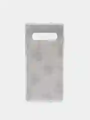 Молочный чехол Samsung Galaxy S10, S10e, S10+ Plus, Галакси С10, С10е, С10+ силиконовый с рисунком