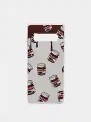 Молочный чехол Samsung Galaxy S10, S10e, S10+ Plus, Галакси С10, С10е, С10+ силиконовый с рисунком
