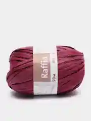 Бордовый пряжа Artland, раффия, 40 г, 50 м