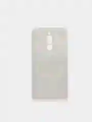 Синий силиконовый чехол на Xiaomi Redmi 8 / Сяоми Редми 8 прозрачный, с рисунком, защита камеры