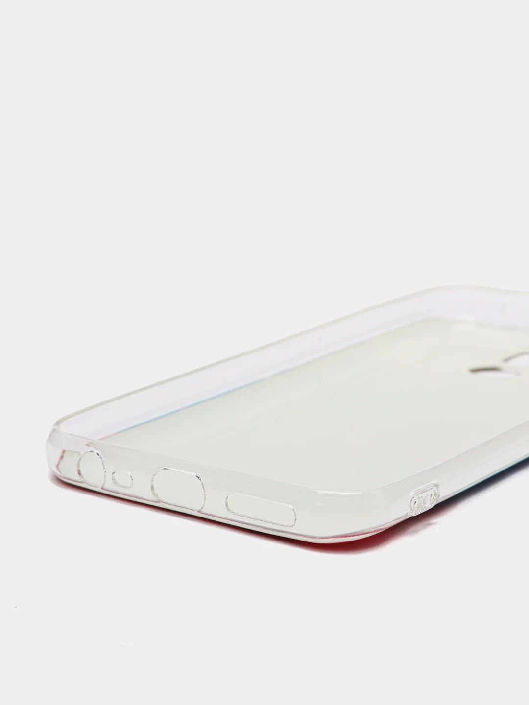 Синий силиконовый чехол на Xiaomi Redmi 8 / Сяоми Редми 8 прозрачный, с рисунком, защита камеры