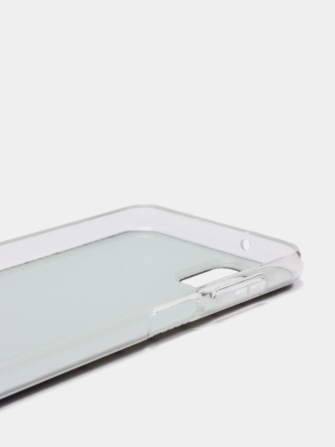 Темно-синий чехол на Samsung Galaxy A12/M12 / Самсунг А12/М12 прозрачный, с рисунком, защита камеры