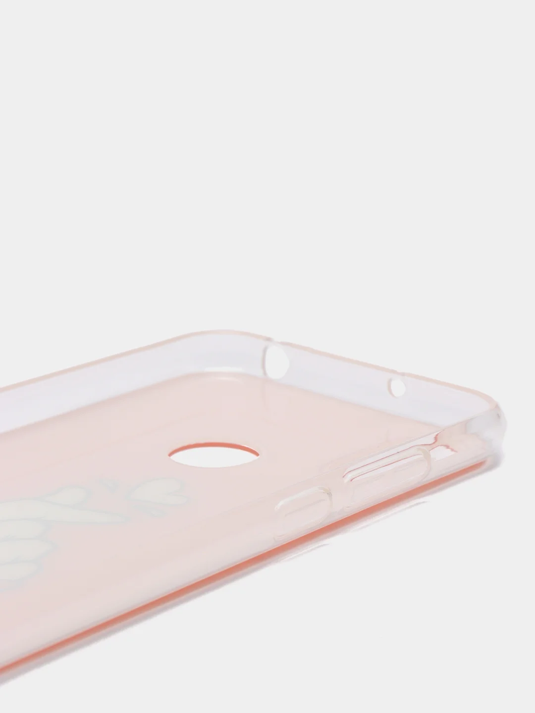 Пастельно-коралловый силиконовый чехол на Honor 8A/8A Pro/Huawei Y6 2019/Y6s / Хонор 8А прозрачный, с рисунком