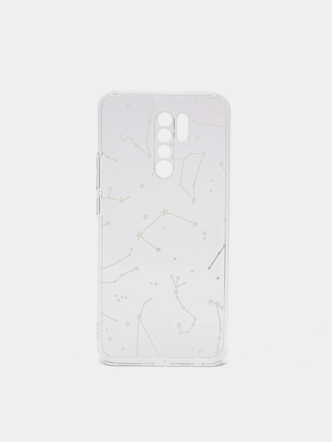 Прозрачный силиконовый чехол на Xiaomi Redmi 9 / Сяоми Редми 9 прозрачный, с рисунком, защита камеры