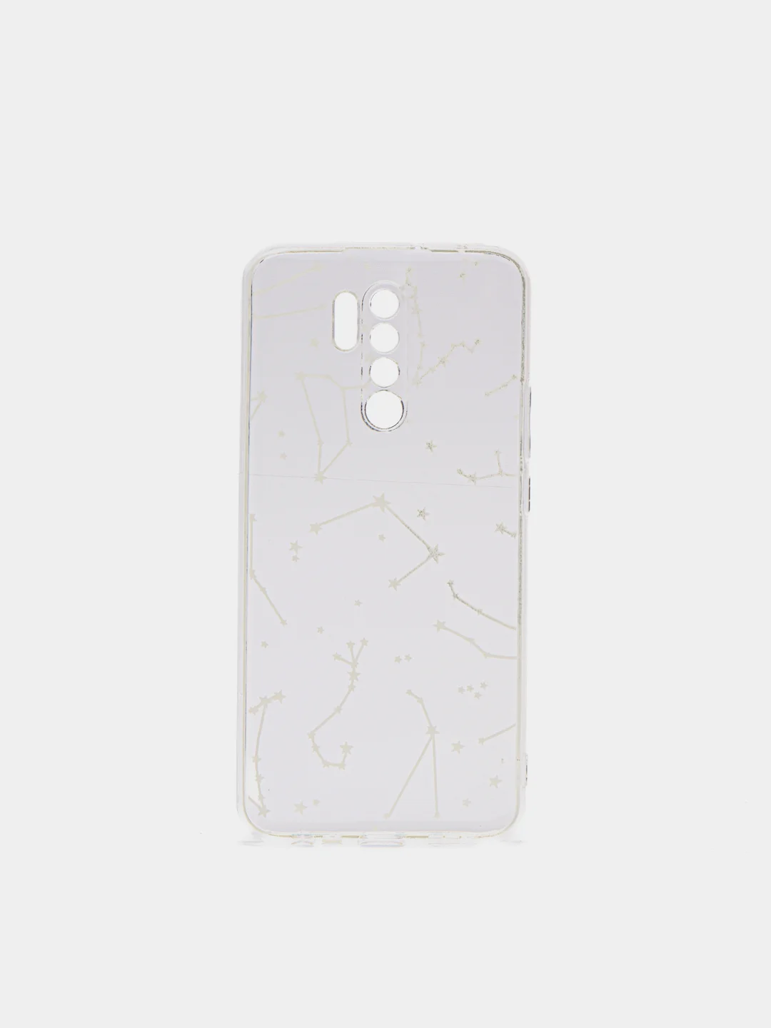 Прозрачный силиконовый чехол на Xiaomi Redmi 9 / Сяоми Редми 9 прозрачный, с рисунком, защита камеры