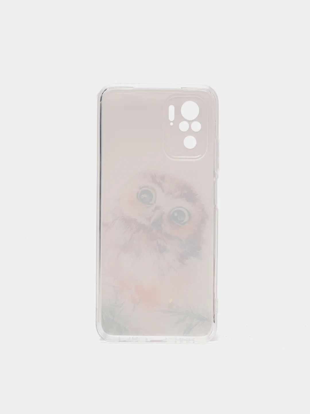 Светло-бежевый чехол на Xiaomi Redmi Note 10/Note 10S/Poco M5s / Сяоми Редми Нот 10/10С с рисунком
