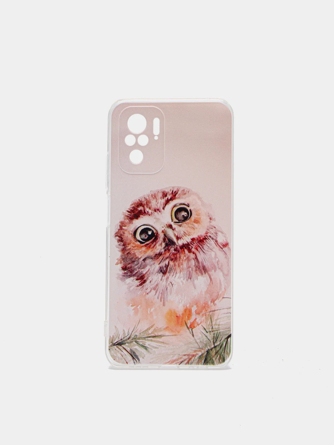 Светло-бежевый чехол на Xiaomi Redmi Note 10/Note 10S/Poco M5s / Сяоми Редми Нот 10/10С с рисунком