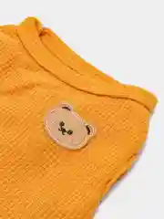 Зеленый майка для собак и кошек, вафельная