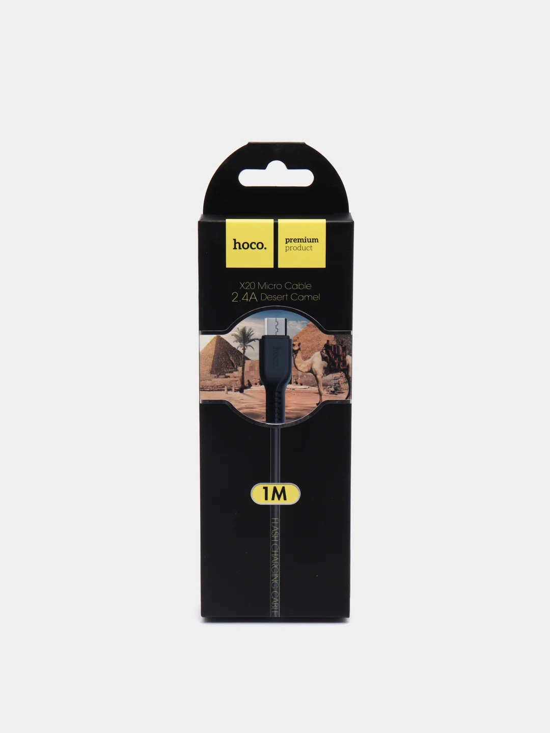 Черный кабель Micro USB Hoco X20 Flash, 1 м