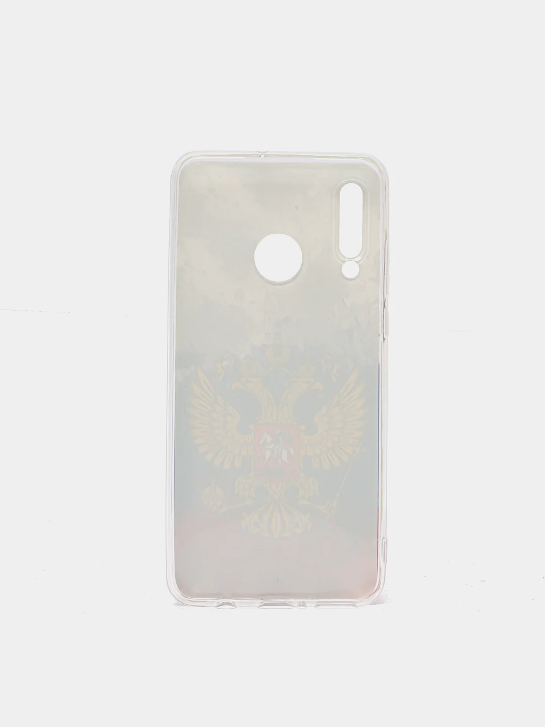 Синий чехол на Huawei P30 Lite/Honor 20S/20 Lite 2020 / Хонор 20 Lite прозрачный, с рисунком
