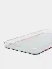 Красный чехол на Samsung Galaxy A12/M12 / Самсунг А12/М12 прозрачный, с рисунком, защита камеры