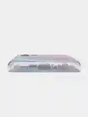 Аметистовый силиконовый чехол на Samsung Galaxy A32 / Самсунг А32 прозрачный с рисунком, защита камеры