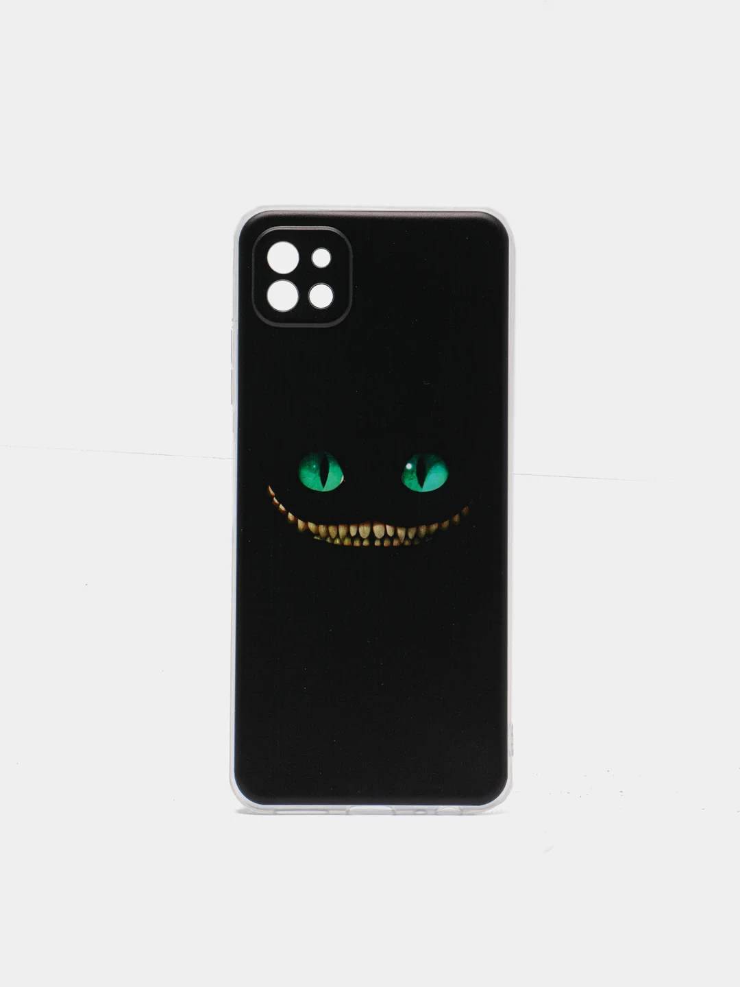 Черный силиконовый чехол на Samsung Galaxy A22s 5G / Самсунг А22s 5G прозрачный, с рисунком