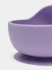Лавандовый детская силиконовая тарелка с ложкой