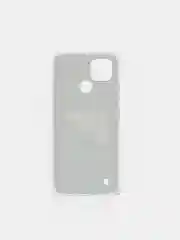 Тёмно-коричневый силиконовый чехол на Oppo Realme C21/Реалми С21 прозрачный, с рисунком, защита камеры