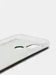 Тёмно-коричневый силиконовый чехол на Oppo Realme C21/Реалми С21 прозрачный, с рисунком, защита камеры
