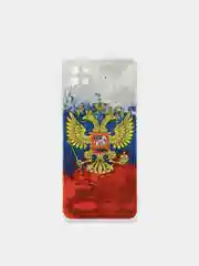 Синий силиконовый чехол на Samsung Galaxy A22s 5G / Самсунг А22s 5G прозрачный, с рисунком