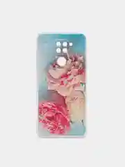 Конфетный силиконовый чехол на Xiaomi Redmi 10X/Redmi Note 9 / Сяоми Редми Нот 9/10X прозрачный