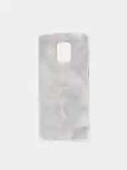 Серый металлик чехол на Xiaomi Redmi Note 9S/9 Pro / Сяоми Редми Нот 9S/9 Про прозрачный, с рисунком