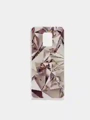Серый металлик чехол на Xiaomi Redmi Note 9S/9 Pro / Сяоми Редми Нот 9S/9 Про прозрачный, с рисунком