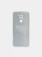 Тёмно-коричневый силиконовый чехол на Xiaomi Redmi 10X/Redmi Note 9 / Сяоми Редми Нот 9/10X прозрачный