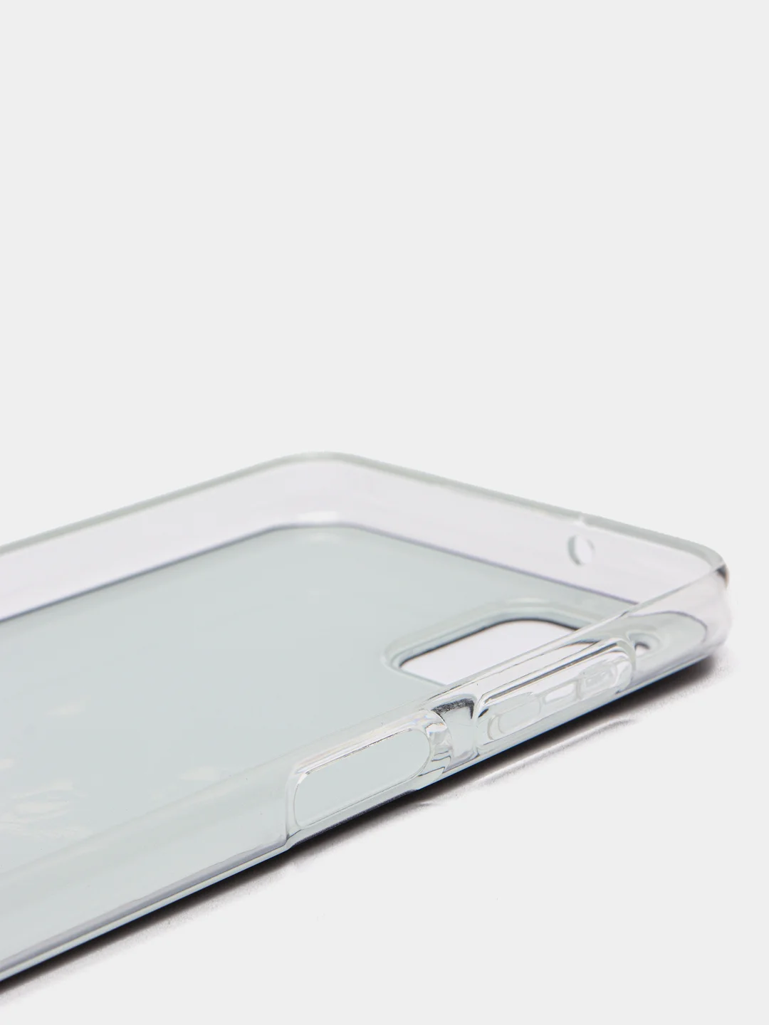 Серый меланж чехол на Samsung Galaxy A12/M12 / Самсунг А12/М12 прозрачный, с рисунком, защита камеры