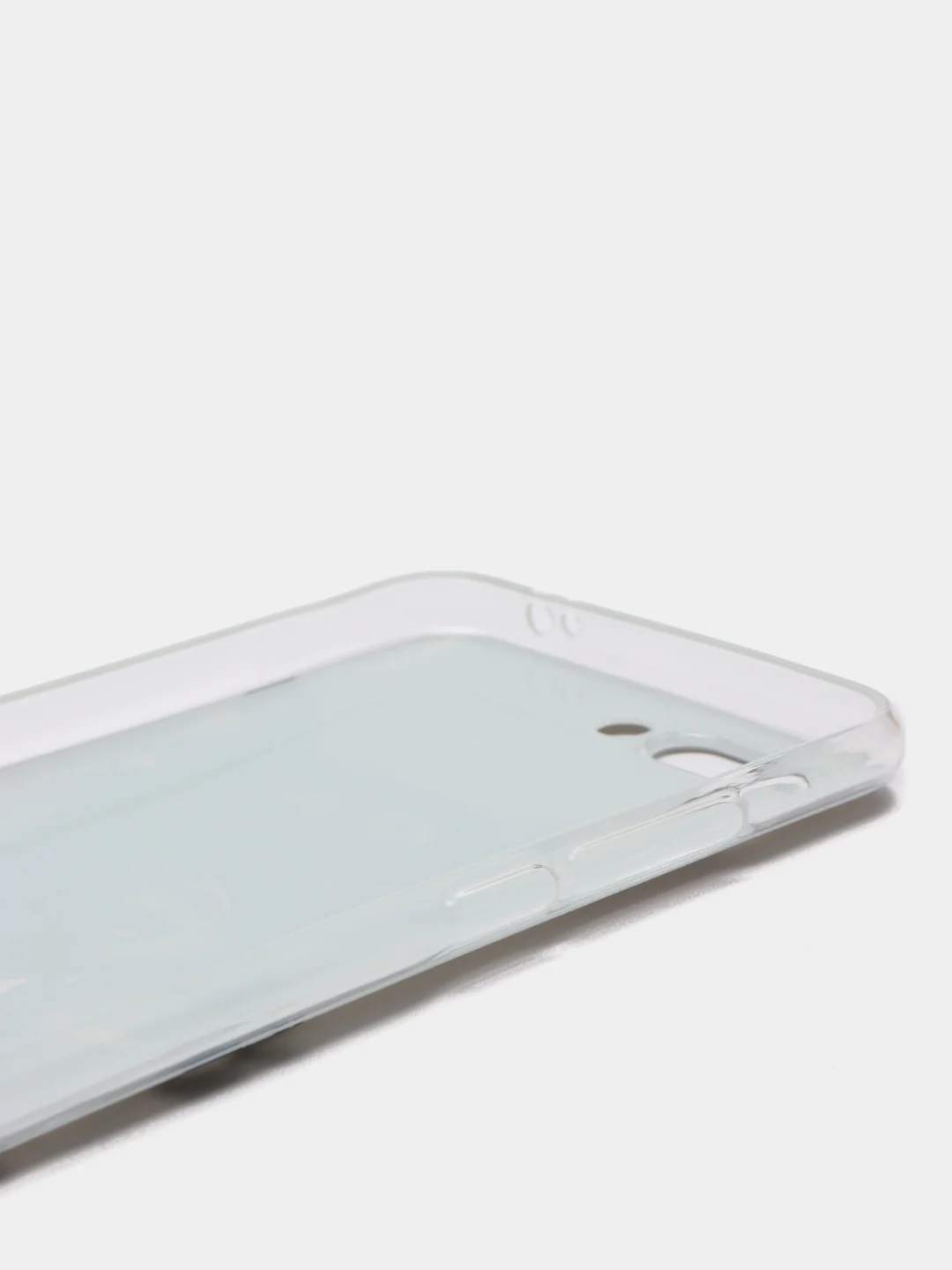 Серый силиконовый чехол на Honor 10 / Хонор 10 прозрачный, с рисунком, защита камеры