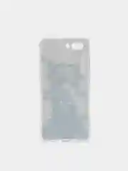 Серый силиконовый чехол на Honor 10 / Хонор 10 прозрачный, с рисунком, защита камеры
