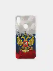 Синий силиконовый чехол на Xiaomi Redmi Note 7 / Сяоми Редми Нот 7 прозрачный, с рисунком