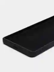 Черный чехол силиконовый с микрофиброй и защитой камеры для Honor 50 (хонор)