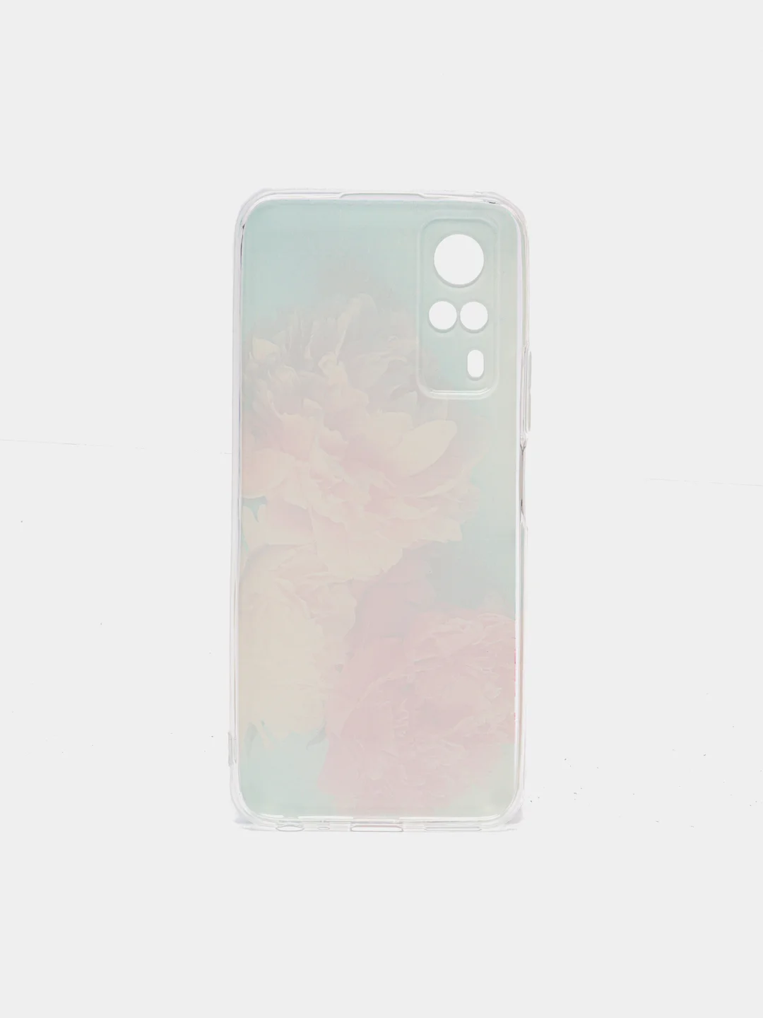 Конфетный силиконовый чехол на Vivo Y31/Y53s 4G / Виво Y31 прозрачный, с рисунком, защита камеры