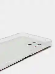 Красный силиконовый чехол на Xiaomi Mi 11 Lite/5G NE / Сяоми Ми 11 Лайт прозрачный, с рисунком